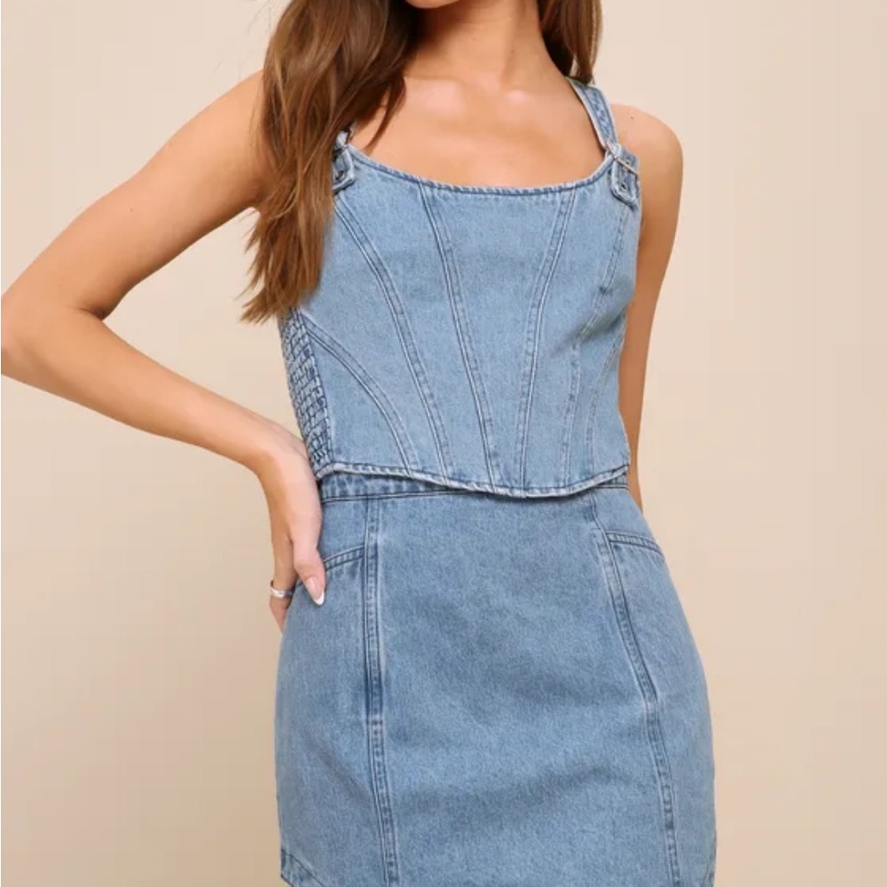 Lulu's Denim Matching Set